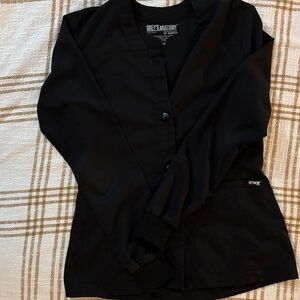 Grey's Anatomy Black Scrub Top